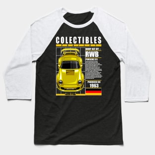 RWB PORSCHE 911 -YELLOW Baseball T-Shirt